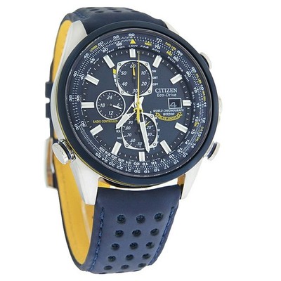 Citizen Eco Drive Blue Angels World Chronograph Men's Watch AT8020-03L
