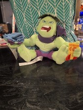 Marvel Holiday Hulk Plush Disney 8  New With Tags Genuine, Original, Authentic