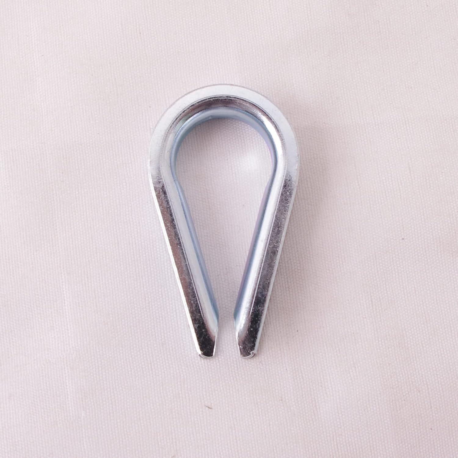 Versatile 3/16" Wire Rope Thimble Set of 50 - Carbon Steel for Fishing & More