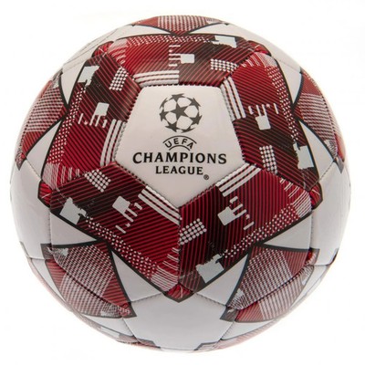 Hy-Pro UEFA Champions League Fußball - rot, Star-Design, Größe 5