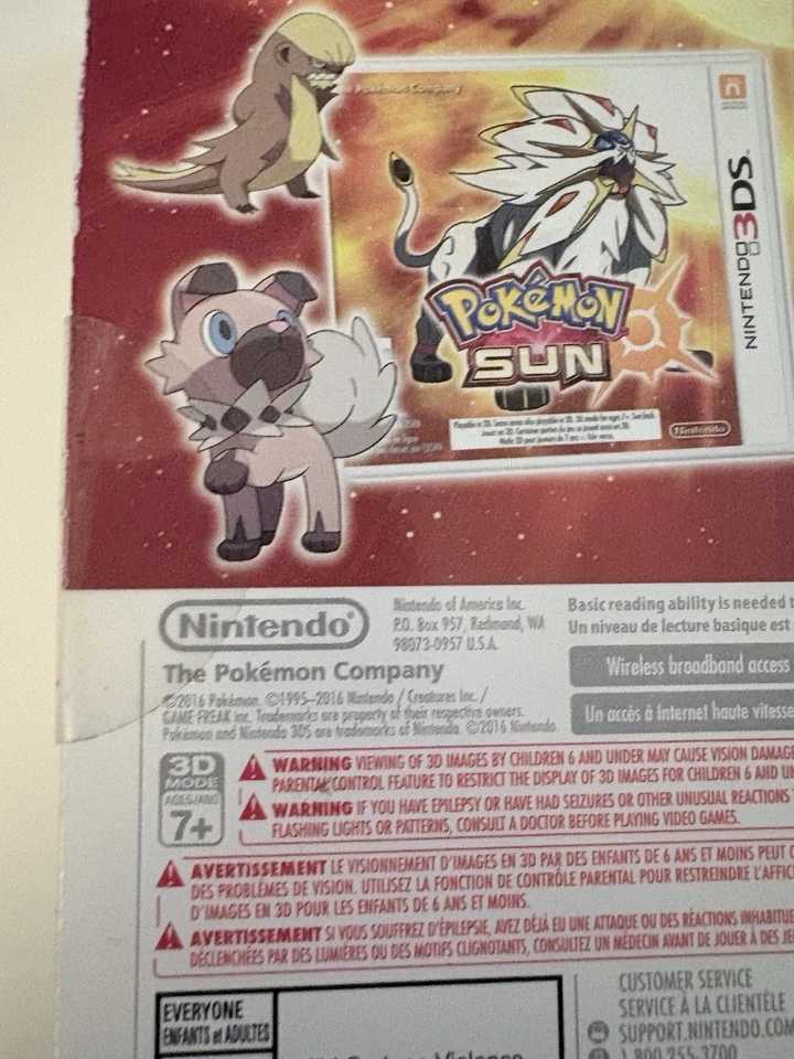 Pokemon Sun & Moon Dual Pack Nintendo 3DS Brand New Authentic - Image 3 of 4