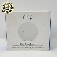Ring Alarm Glass Break Sensor White Brand New Sealed Package
