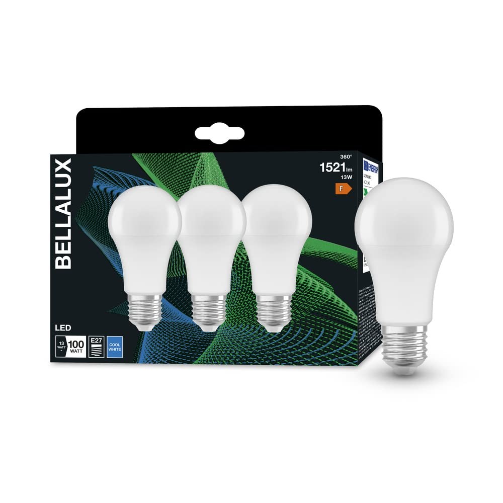 Ampoule LED E27 Bellalux 1521 lumens blanc froid 4000K à finition mate
