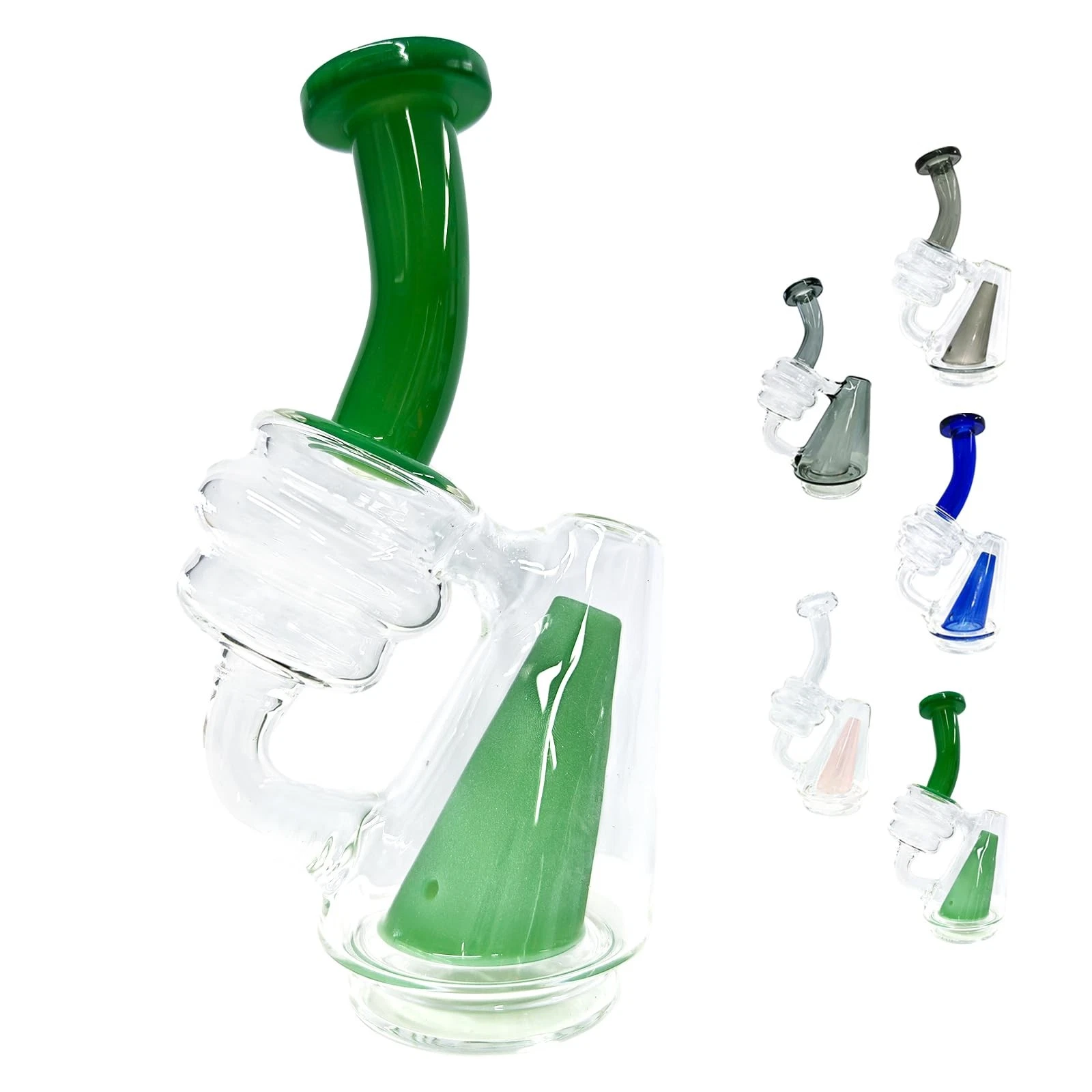 GAB Cruet Dispenser Set for Olive Oil Vinegar Soy Sauce, Elegant Glass Seasoning