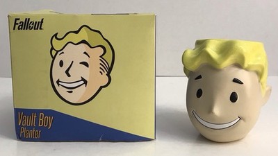 Fallout Vault Boy Head Planter | Accessory | Pen Holder by Culturefly