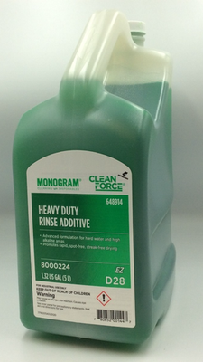 #ad Monogram Clean Force EZ D28 Heavy Duty Streak Free Dish Rinse Additive 1.32 GAL $64.95