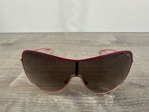 Rare Smith Arcade Pink Sleek Aviator Wrap Sunglasses - Picture 2 of 9