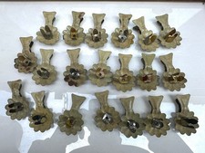 CHRISTMAS Christmas 20 Antique Metal Tree Candle Holder Clips Vintage C