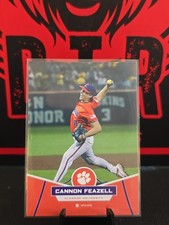2025 Onit Athlete Clemson Tigers Baseball #B-9 Cannon Feazell- Orange Base