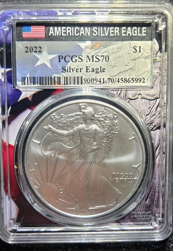 American Silver Eagle 2022 PCGS MS70