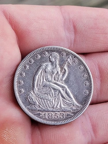 1853 Seated Liberty Half Dollar