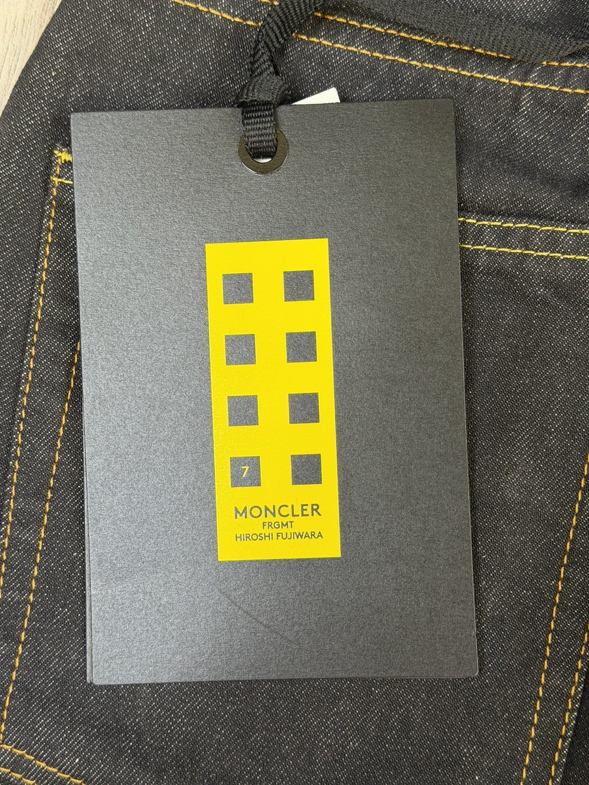 Moncler Genius 7 Fragment Hiroshi Fujiwara Denim Jeans Mens Pants 40 / US 30 NEW thumbnail 16