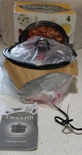 Image of Crock-Pot SCV400KB Black Slow Cooker 3.5L with Manual - #1008