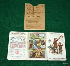 VINTAGE BOY SCOUT - 1934 MEMBERSHIP - CARD FREE SHIPPING