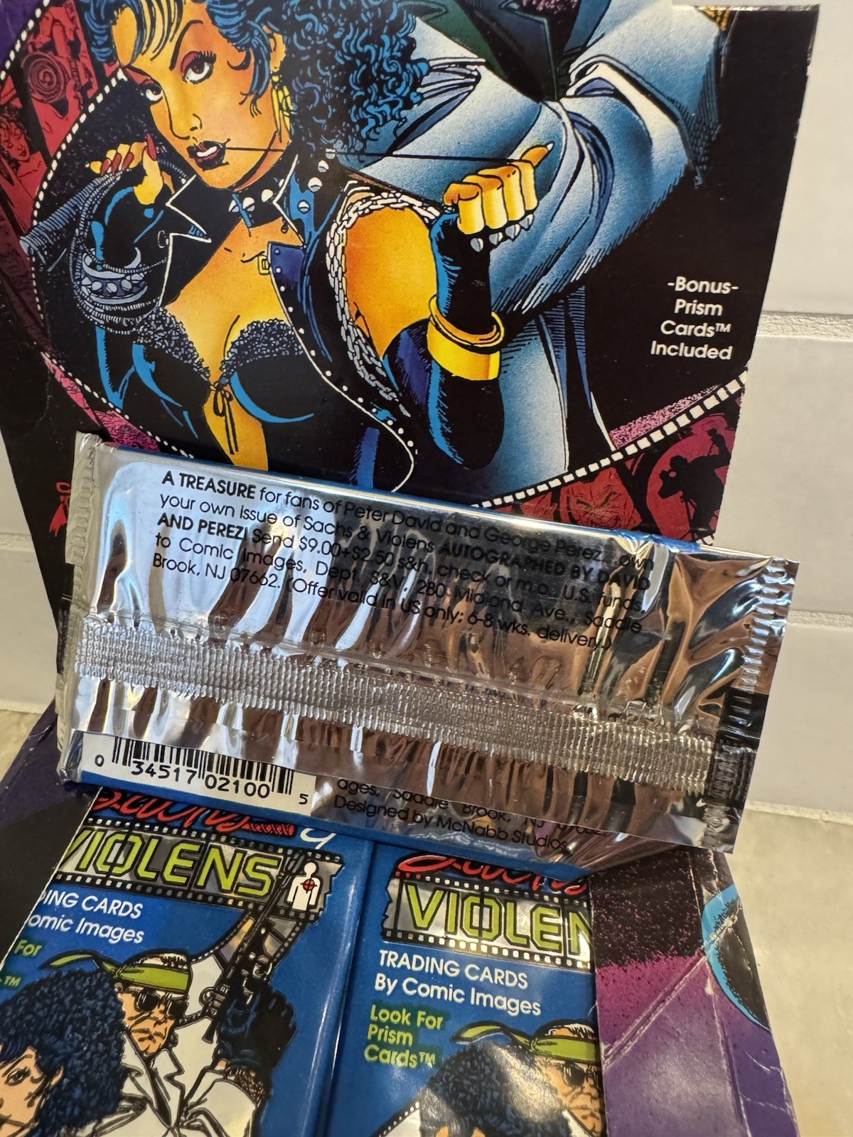 1993 Sachs & Violens Comic Images Art Trading Cards 1 Sealed Pack. 10 Cards/pack