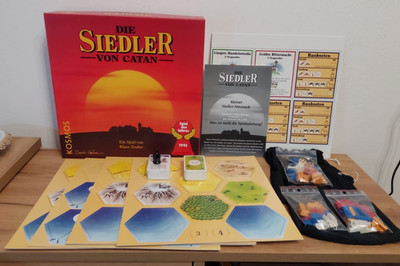 Die Siedler von Catan v. Kosmos , Holzversion , unbespielt , innen OVP sealed