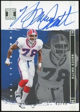 2024 Impeccable Bruce Smith Immortal Ink Silver Auto /49 #IM-BSH Buffalo Bills