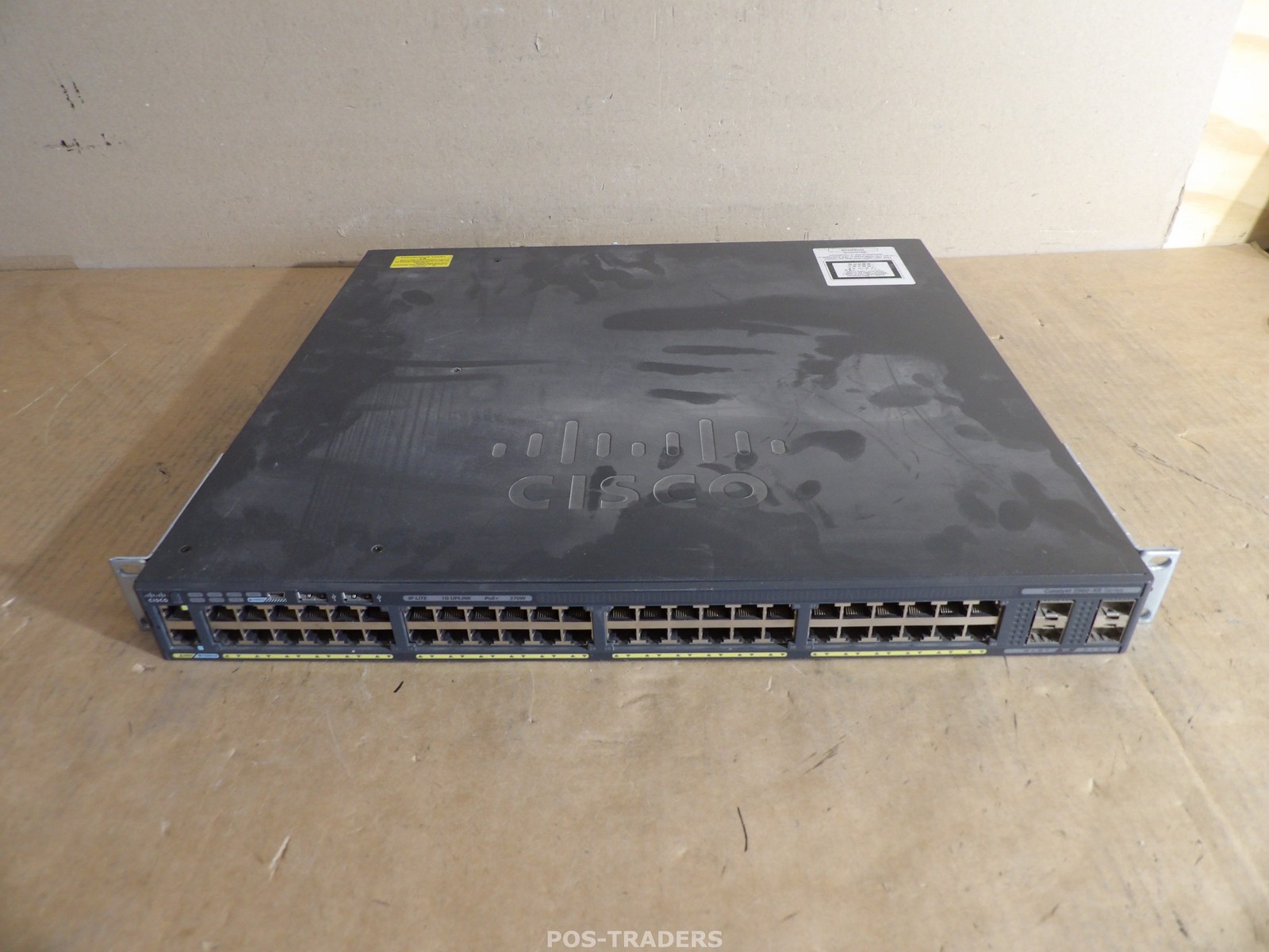 Cisco Catalyst 2960-XR Series WS-C2960XR-48LPS-I V04 Ethernet Switch + RACK EARS