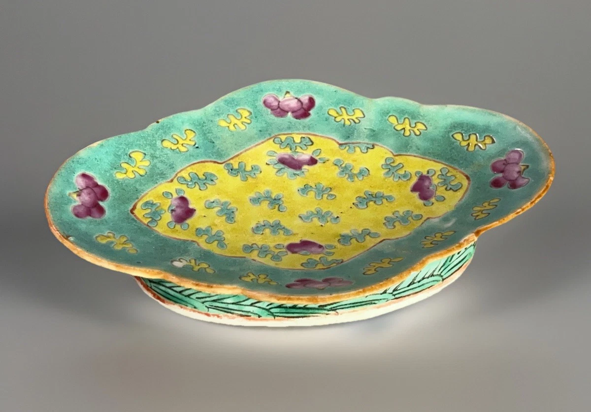 Porcelain & Pottery Yellow Antique Original Chinese Antiques for