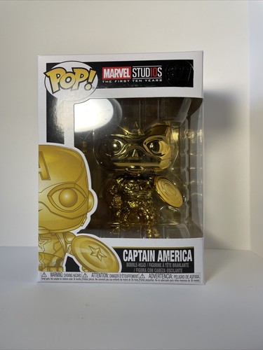 Buy Funko Pop! Captain America - Gold 