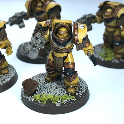 WARHAMMER 40K SPACE Marines Cataphractii Terminators X5 Horus Hérésie - Foto 10