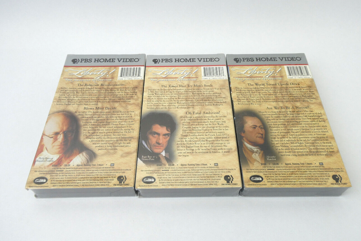 その他 American Revolution Set [VHS] Complete Set New 1997 PBS Home Video Liberty! The American
