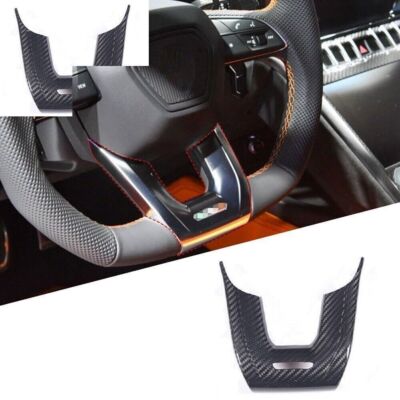 Carbon Fiber Car Steering Wheel U-shaped Cover For Lamborghini URUS 2018-2022