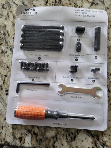 Traeger T09398 Replacement Hardware. Freemont/Mesa/Pro