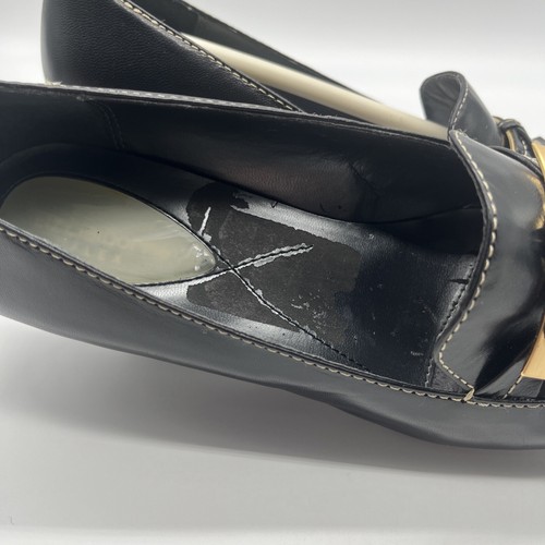 Vtg Liz Claiborne Flex ELITE Women’s BK Leather Square Toe Heels 🌺 Sz 8.5 NIB - Picture 12 of 12