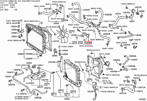 Genuine LandCruiser 100 Series 1HD FTE Alternator Fan Belt Adjuster Bracket - Picture 3 of 20
