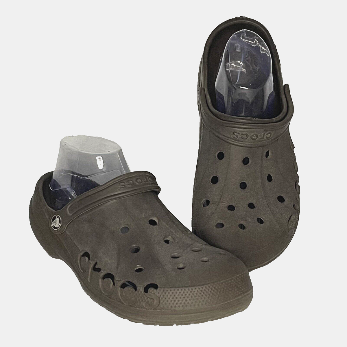 Crocs Unisex Men Women 11 Baya Clog Walnut/Brown Slip on Shoes Sandals  Cut Out