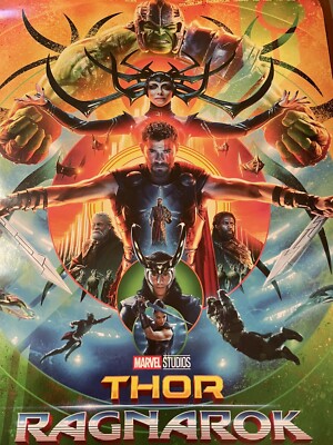 THOR RAGNAROK THE MOVIE POSTER 20x13 Two Sides | eBay
