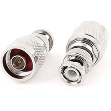 Coax Antenna Cable BNC male to N male Adapter 2pcs High Quality