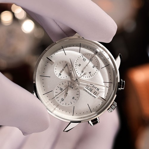 Mens Automatic Mechanical Watch Bauhaus Date Stainless Steel Luminous Waterproof - Picture 8 of 13