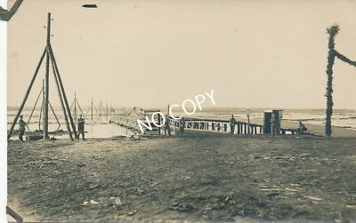 Foto WK I Mischankabrücke bei Ostrow in Russland Ostfront 1916 E.1