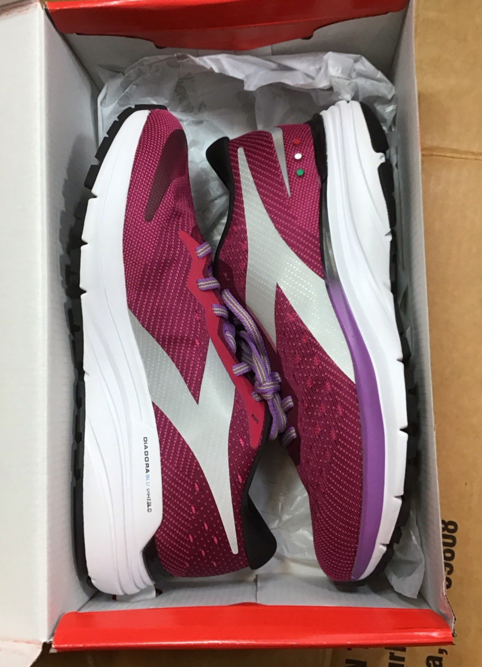 Diadora Mythos Blushield 6 W Purple Running Shoes Womens 176883 C9613 image 6