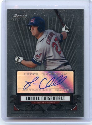 2008 BOWMAN STERLING #BSP-LC LONNIE CHISENHALL AUTOGRAPH RC 