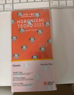 hobonichi disney limited weeks kalender 2023 tomoe river papier 