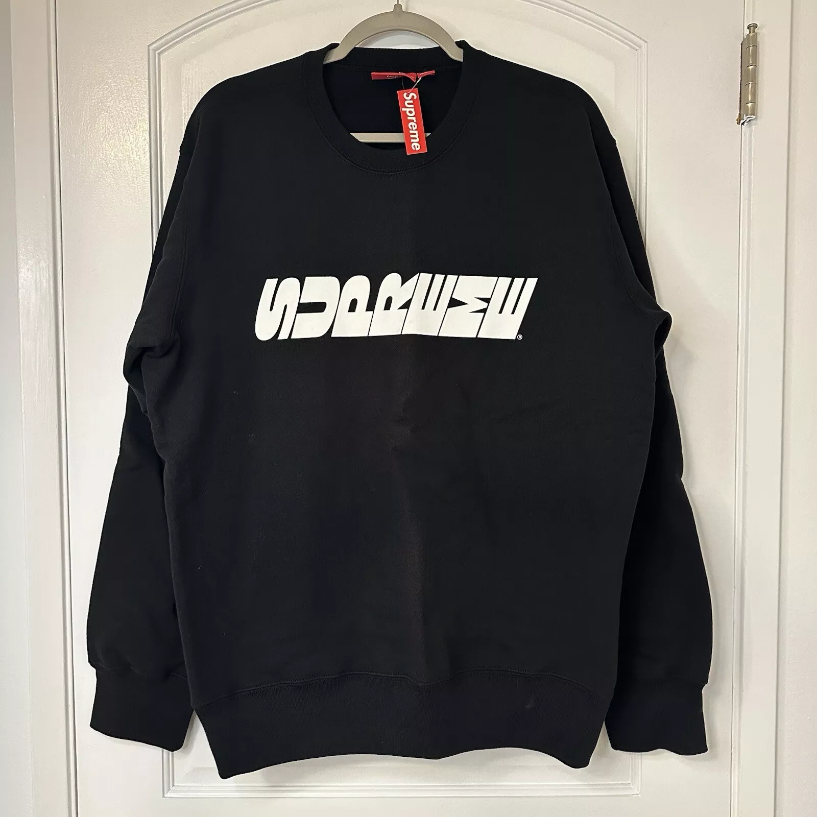 Sweat col rond Supreme FW19 Breed, grand, noir, NEUF automne hiver 2019