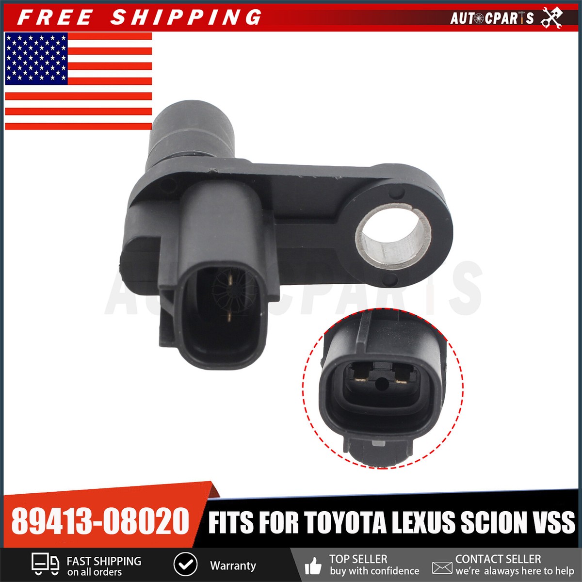 NEW 89413-08020 AUTOMATIC TRANSMISSION SPEED SENSOR FOR TOYOTA