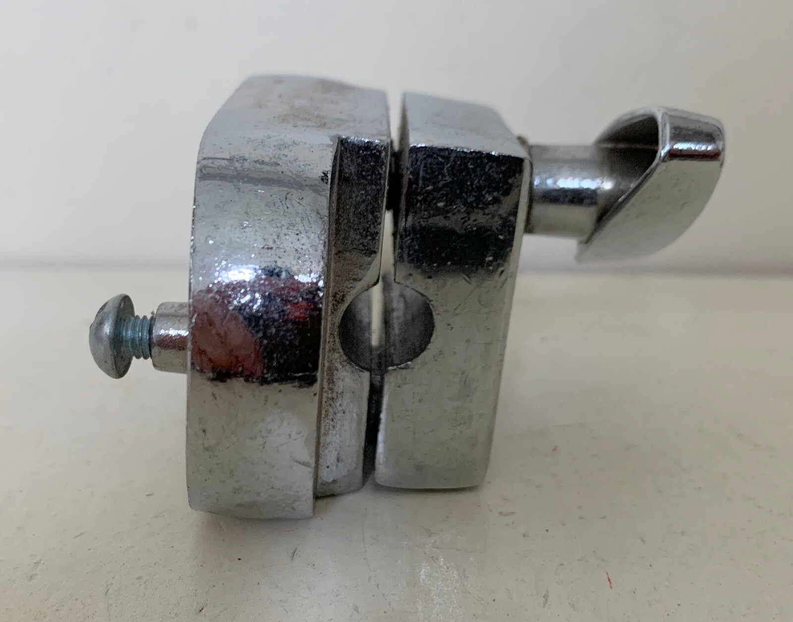 TOM MOUNT Rack Floor Tom Leg Arm Bracket Holder Part Hinged 90s Vtg Import 1 7/8