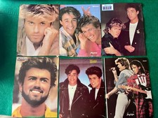 Wham! George Michael Wham ORIGINAL vintage posters from 80s Greek magazines