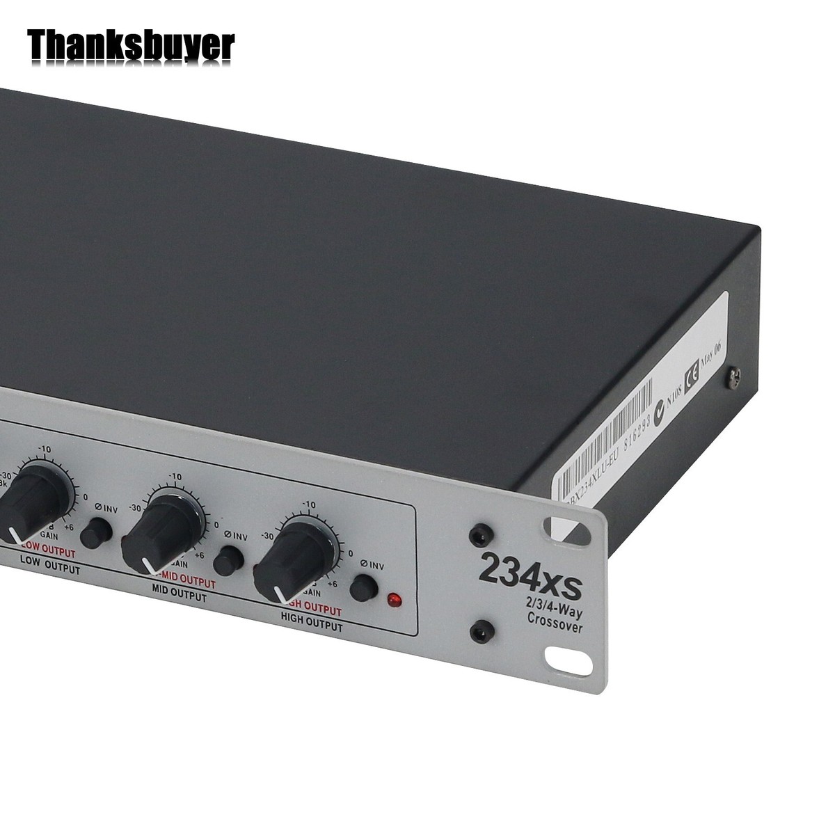 dbx 234xs Crossover 未使用 dbx 234xs Stereo 2/3 Way, Mono 4-Way Crossover | Music & Arts