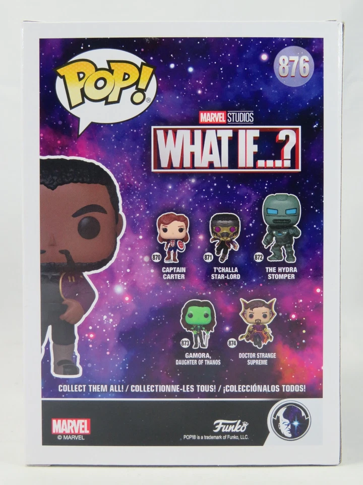 Marvel Funko Pop - T'Challa Star-Lord - What If? - No. 876 - Free Protector - image 3 of 4