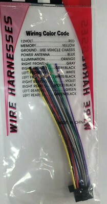 Sony Wire Harness XAV-630BT DSX-A200UI WX-900BT DSX-A400BT MEX-N6000BH