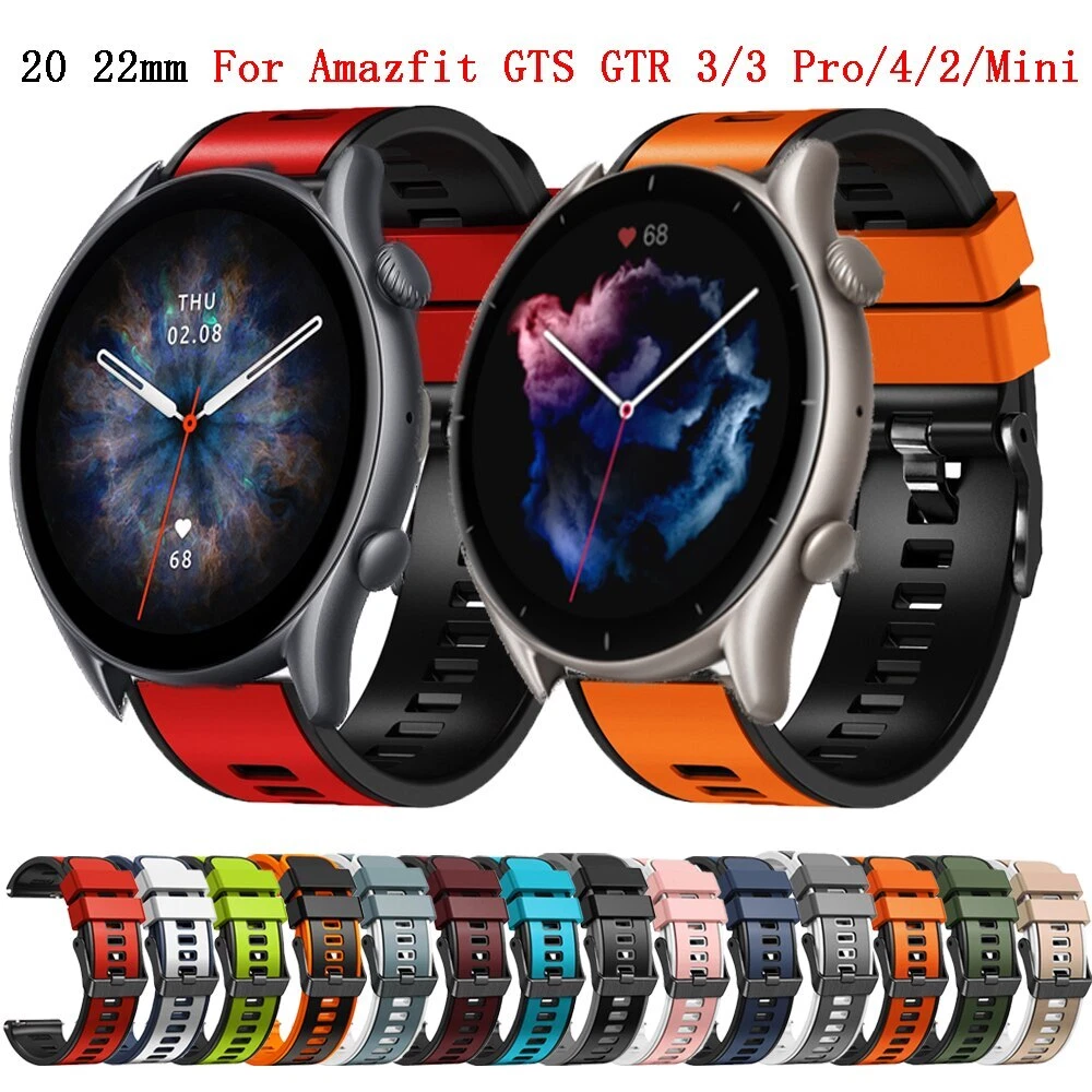 Silicone Watch Band Strap For Huami Amazfit GTR 4 GTS 4Mini 4 3 2