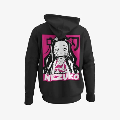 HATTREE Kapuzenjacke Herren Demon Slyer Nezuko Dämon Anime Streetwear manga Hoody