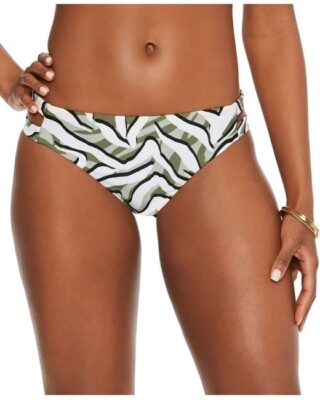 Bar III SUMMER SAGE Hypno Beach Bikini Swim Bottoms, US Small
