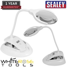 Sealey Work Light Magnifying Rechargeable Dual Mounting 6 SMD LED Dimmable