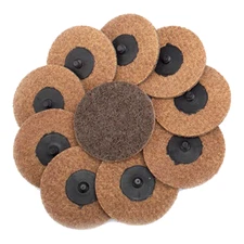 3" Roll Lock Disc Sanding Disc Surface Prep Polishing Pads For Die Grinder Drill